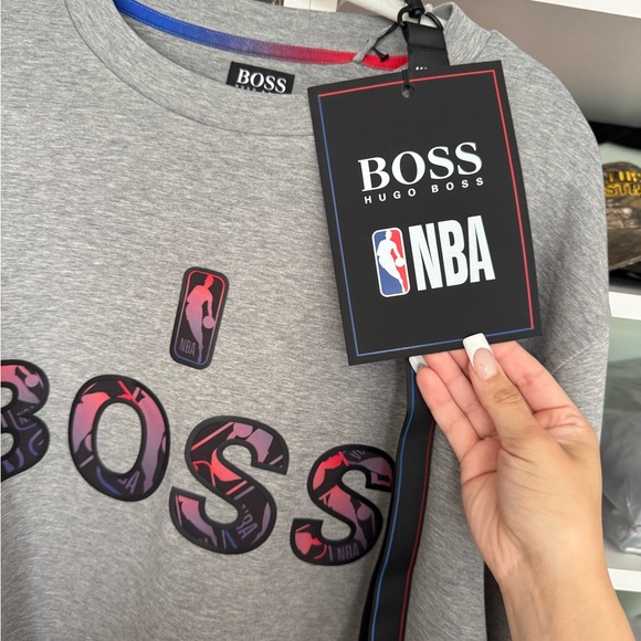 BOSS Gray Long Sleeve Shirt - Picture 3 of 6